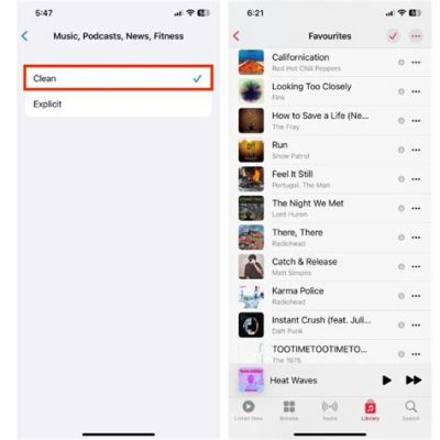 how to block explicit songs on apple music and how does your personal music library impact your mood?